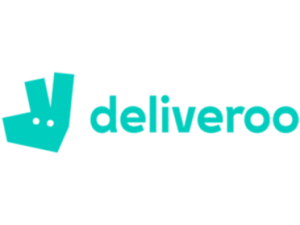 Logo de Deliveroo, entreprise ayant adopté notre système de commandes en ligne