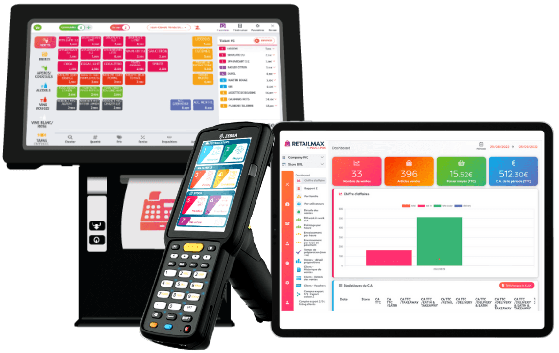 Le spécialiste N°1 des systèmes de Caisses Enregistreuses pour commerce en Belgique